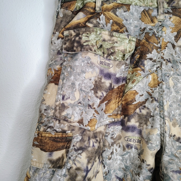 Kings Shadow Camo Hunting Camouflage Cargo Pants Sz 36 - Picture 6 of 15